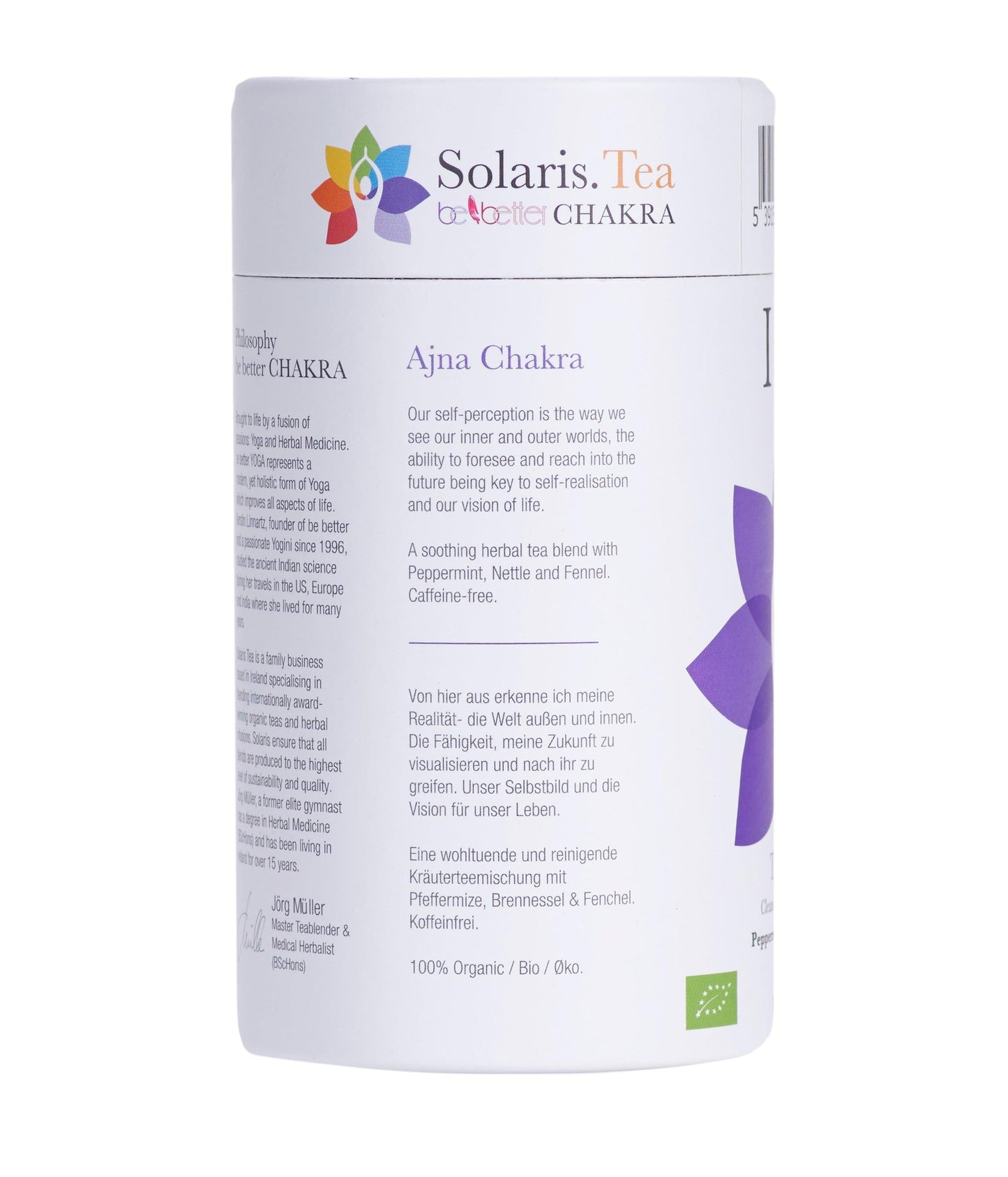 I See - Third Eye Chakra Organic Pyramid Teabags - Third Eye Opening - Solaris Tea